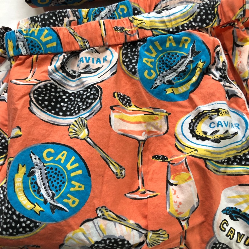 PrintFresh caviar champagne long sleeve pajama top and pants set womens 3X - Picture 7 of 12